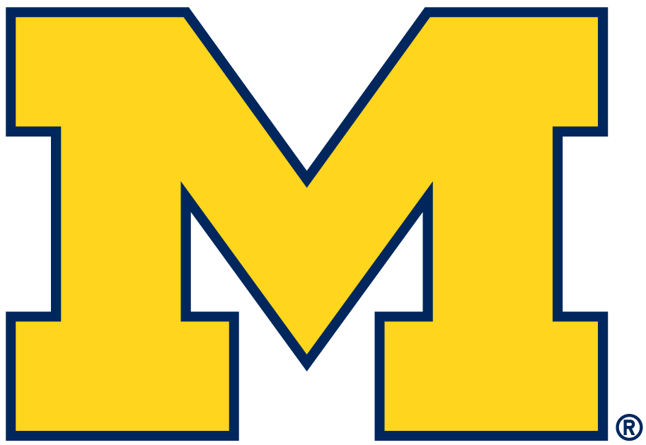 Michigan Wolverines 2012-Pres Primary Logo iron on transfers for T-shirts...